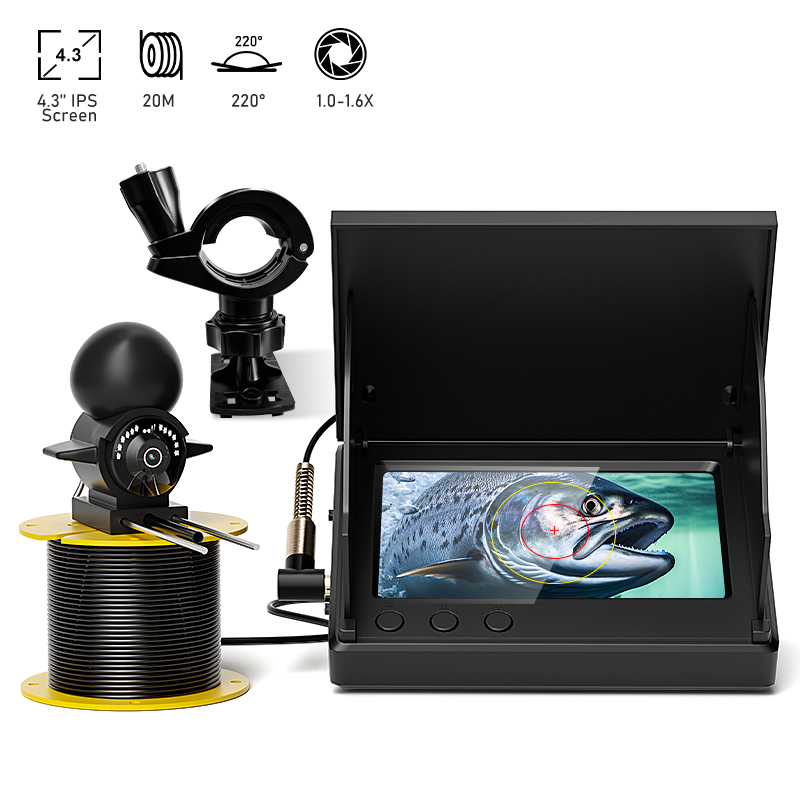 Fishing Depth Finder - Ecoscandaglio portatile con schermo LCD da