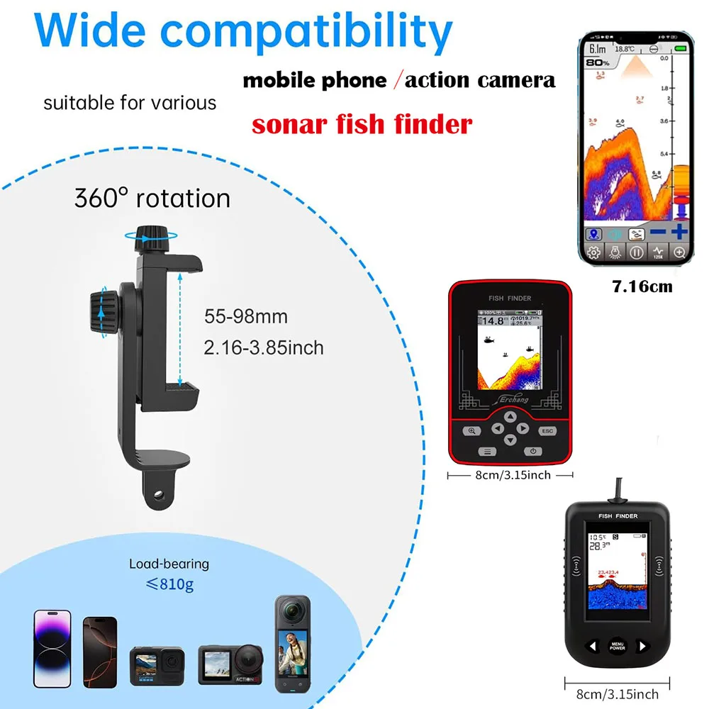 Supporto da petto per ecoscand - Fish Finder Mount recensione e prezzo